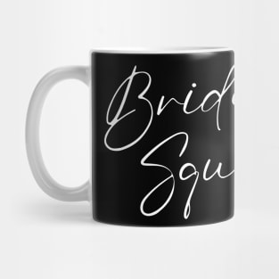 Black and White Classy Bachelorette Bridal Party Mug